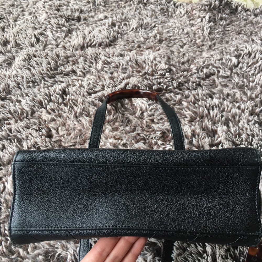 Vintage CHANEL small bag purse black leather - Picture 7 of 8